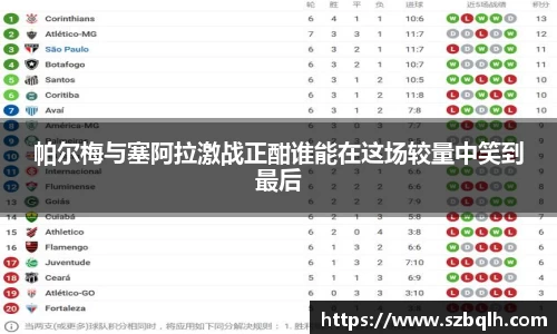 帕尔梅与塞阿拉激战正酣谁能在这场较量中笑到最后